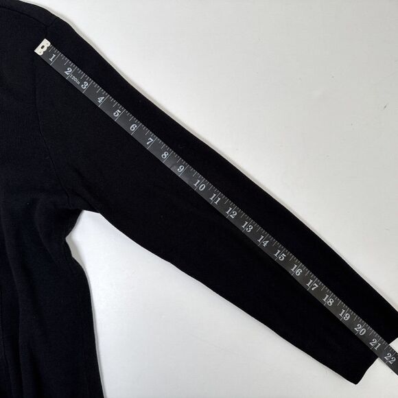 Habitat Knit Top Womens Large Black Whimsigoth Cottagecore Grunge Office Preppy - Picture 6 of 9